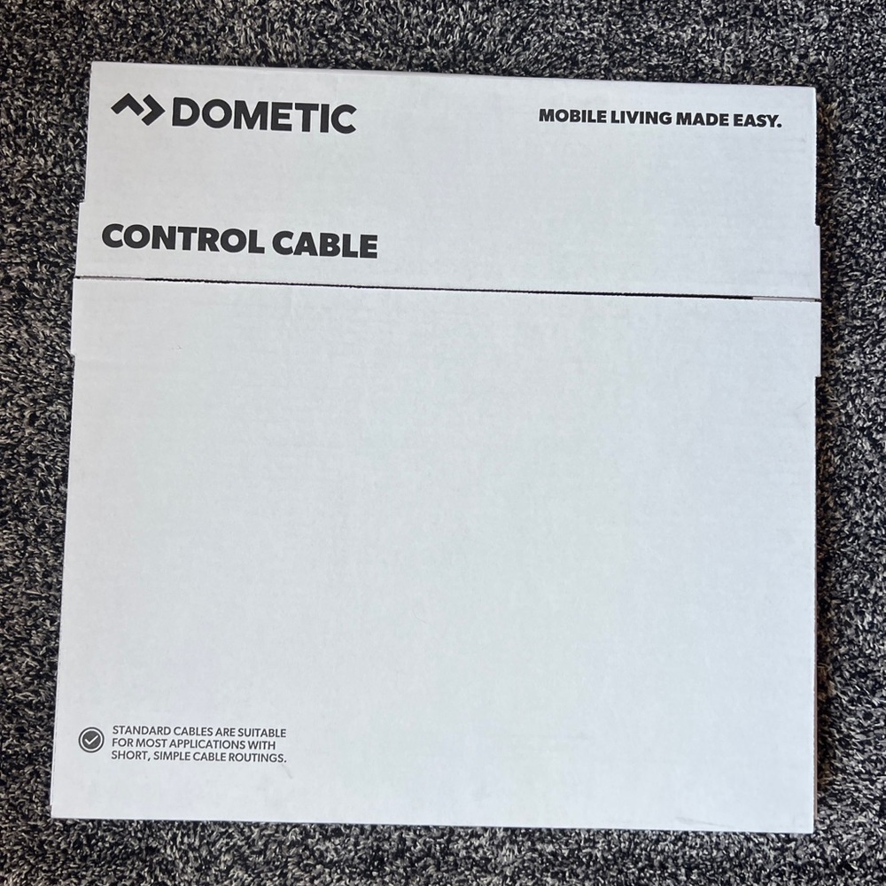 Dometic CC23019 19ft Marine Control Cable Black Boat Standard Cable